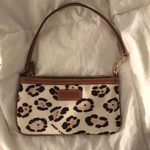 Small Dooney & Bourke Leopard Wristlet